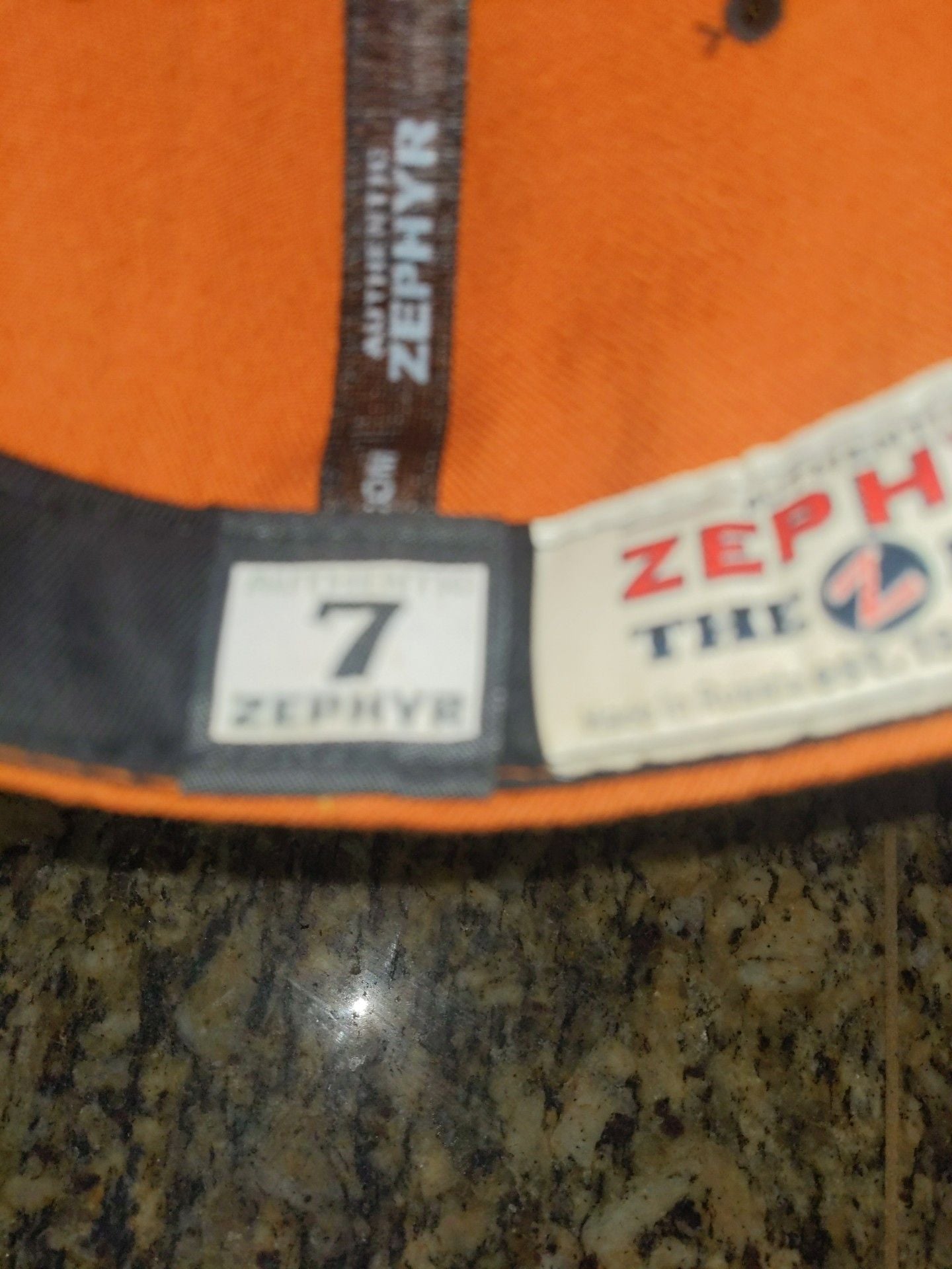 Zephyr Texas Longhorns Hat Size 7 Burnt Orange Fitted NCAA 6