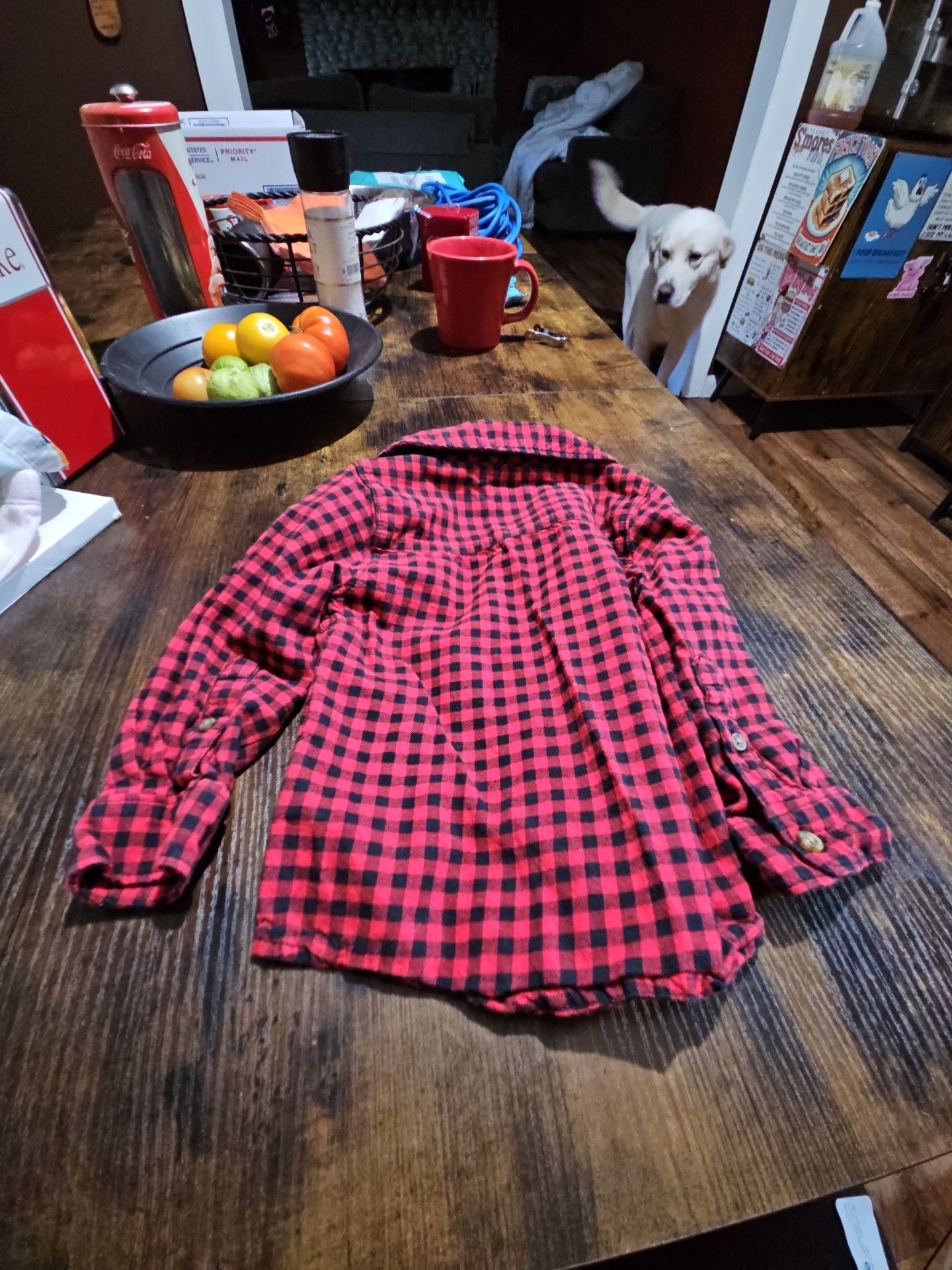 Carter's Buffalo Plaid Shirt Size 18m 7
