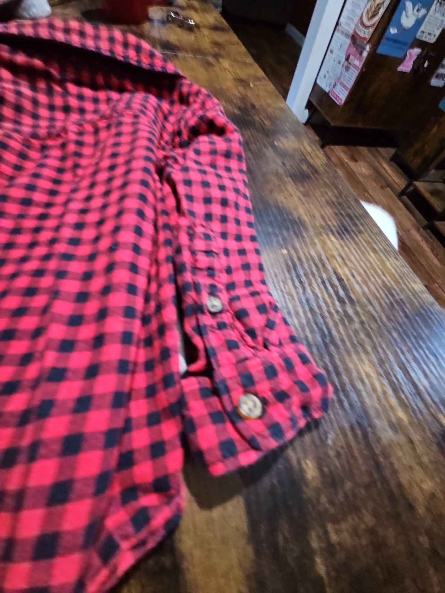 Carter's Buffalo Plaid Shirt Size 18m 8