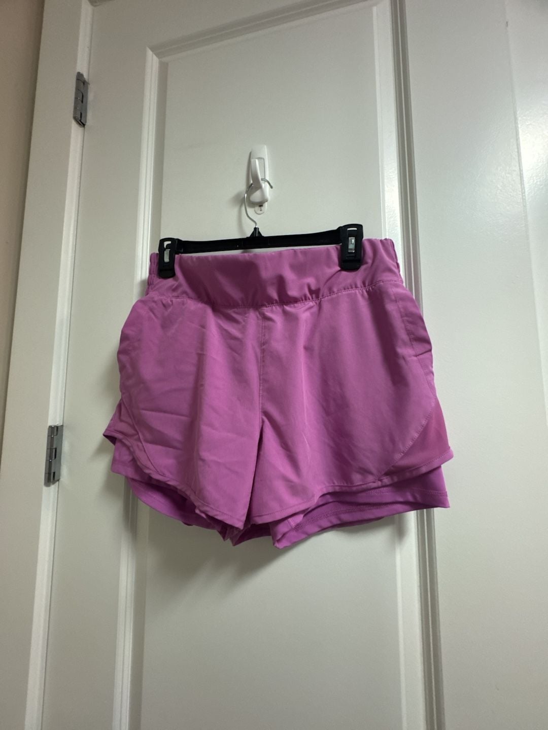 Women’s Apana Athletic Running Shorts Size L Purple 2