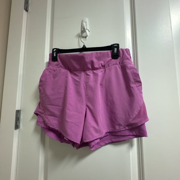 Women’s Apana Athletic Running Shorts Size L Purple