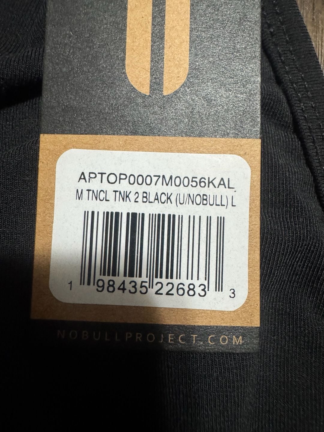 Nobull Tank Top Size L Black Graphic Athletic 3