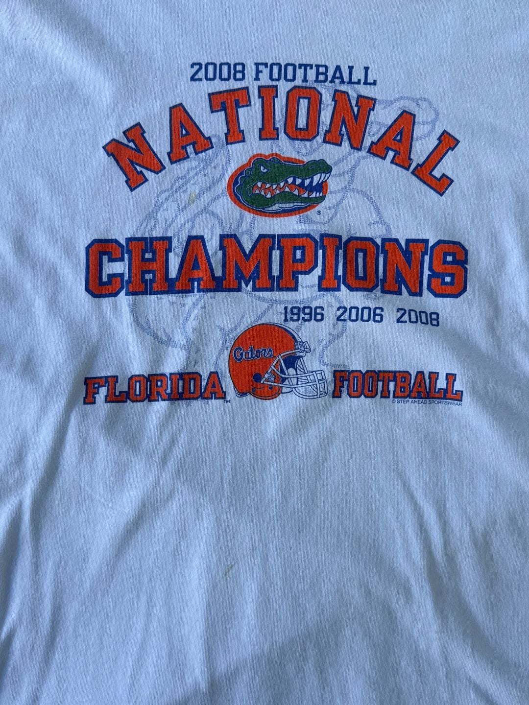 Vintage 2008 Florida Gators National Champions Long Sleeve Shirt XL 3