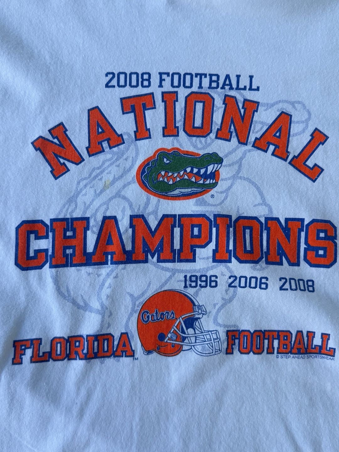 Vintage 2008 Florida Gators National Champions Long Sleeve Shirt XL 4