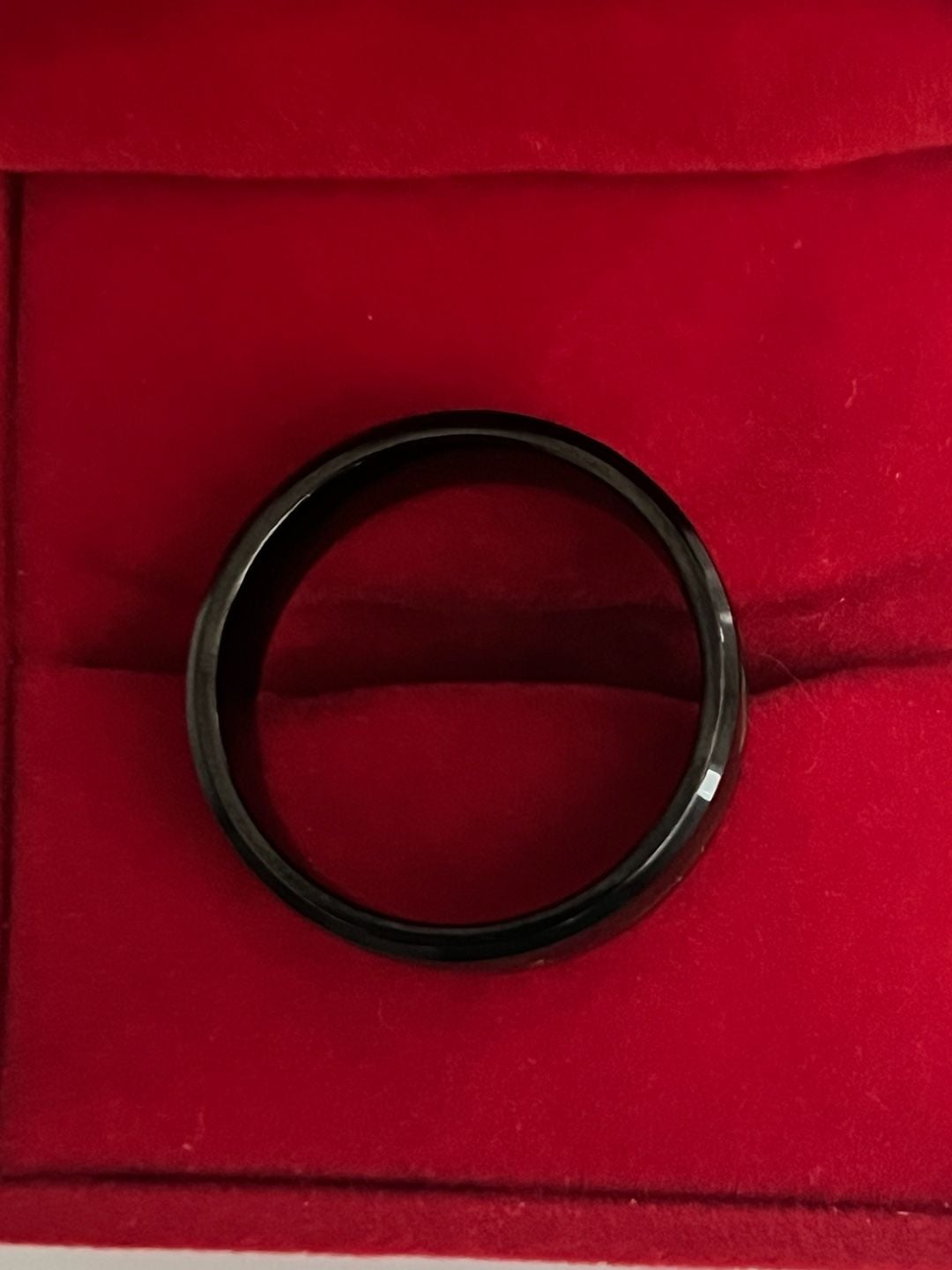 Tungsten Green Mother Of Pearl Black Polished Finish 6mm Band Size 11 7
