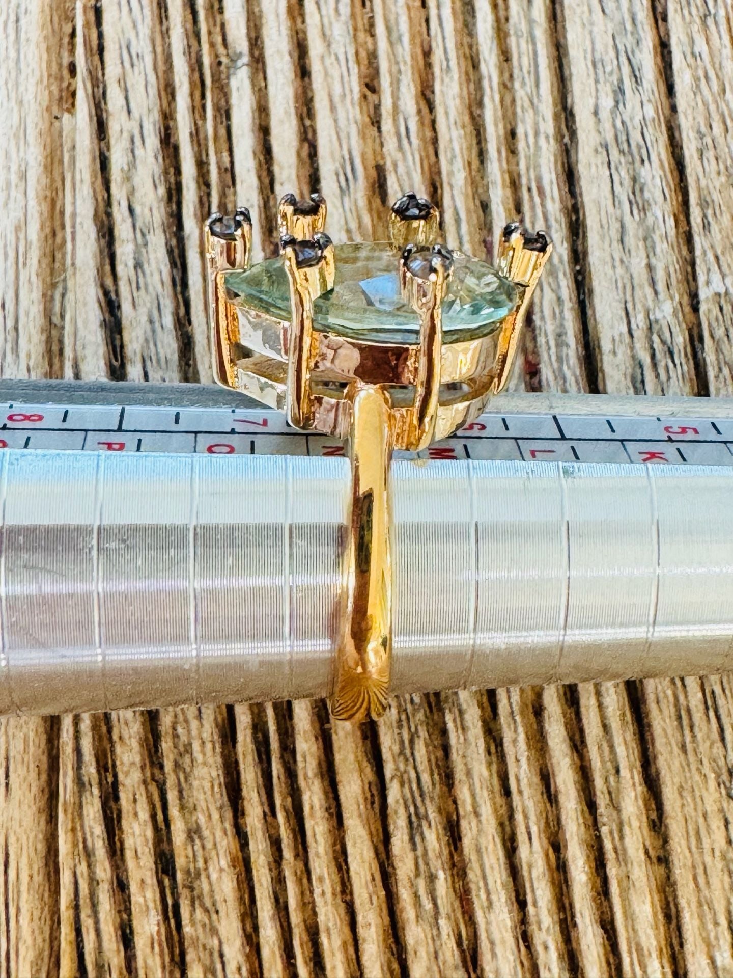 Brilliant Earth Garden Party Prasiolite Diamond Cocktail Ring Size 7 4