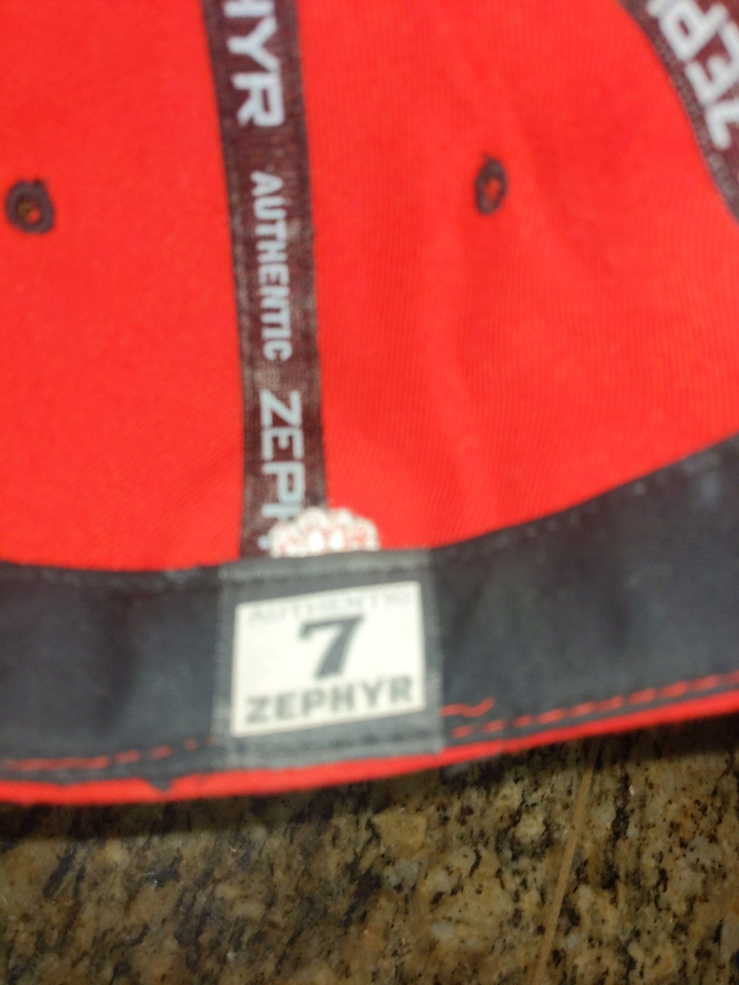 Zephyr Cincinnati Bearcats Fitted Hat Size 7 Red Wool Blend 5