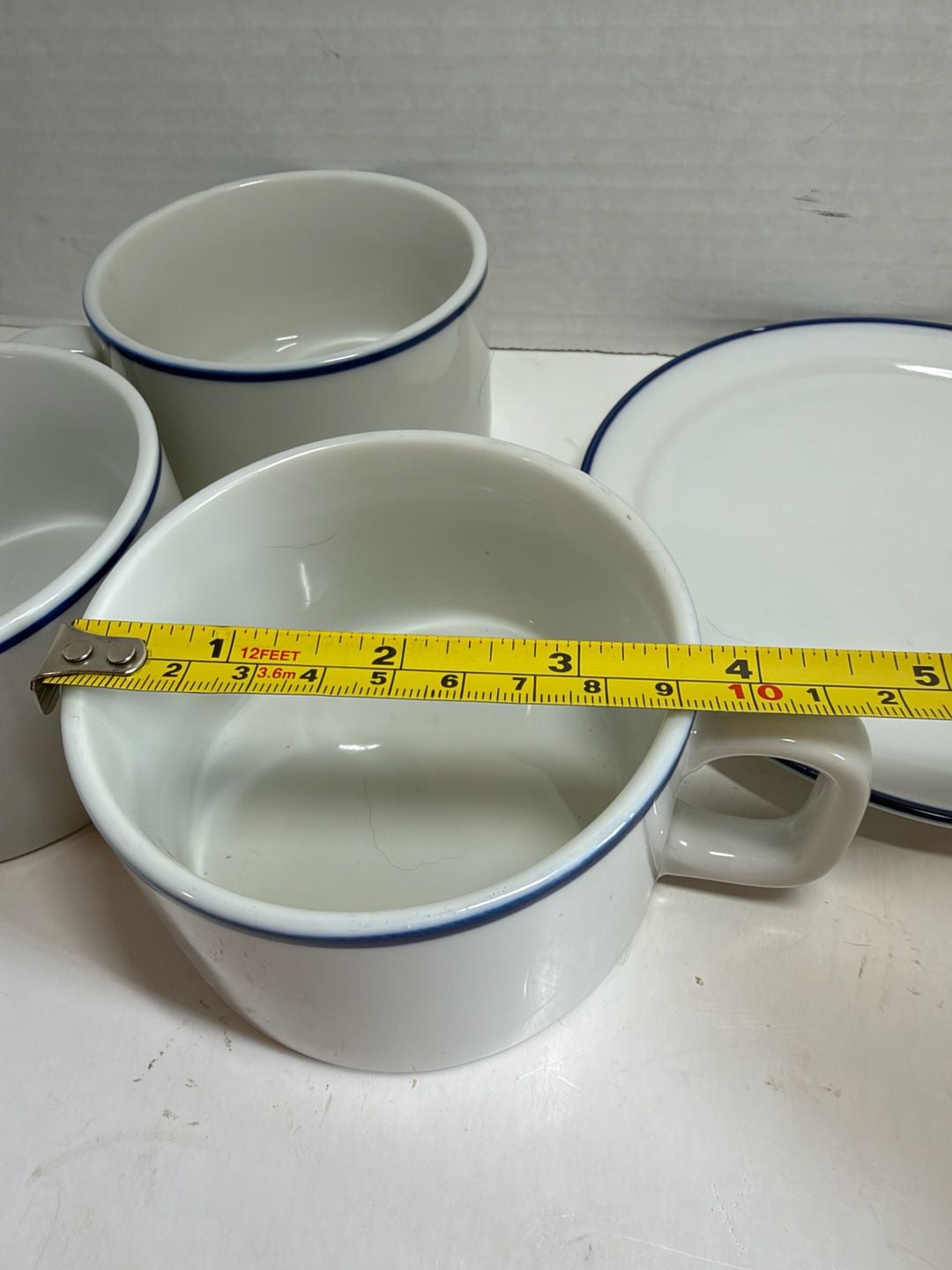 American Airlines Coffee Cup Saucer Set 3 Mugs 1 Saucer Vintage Japan 7
