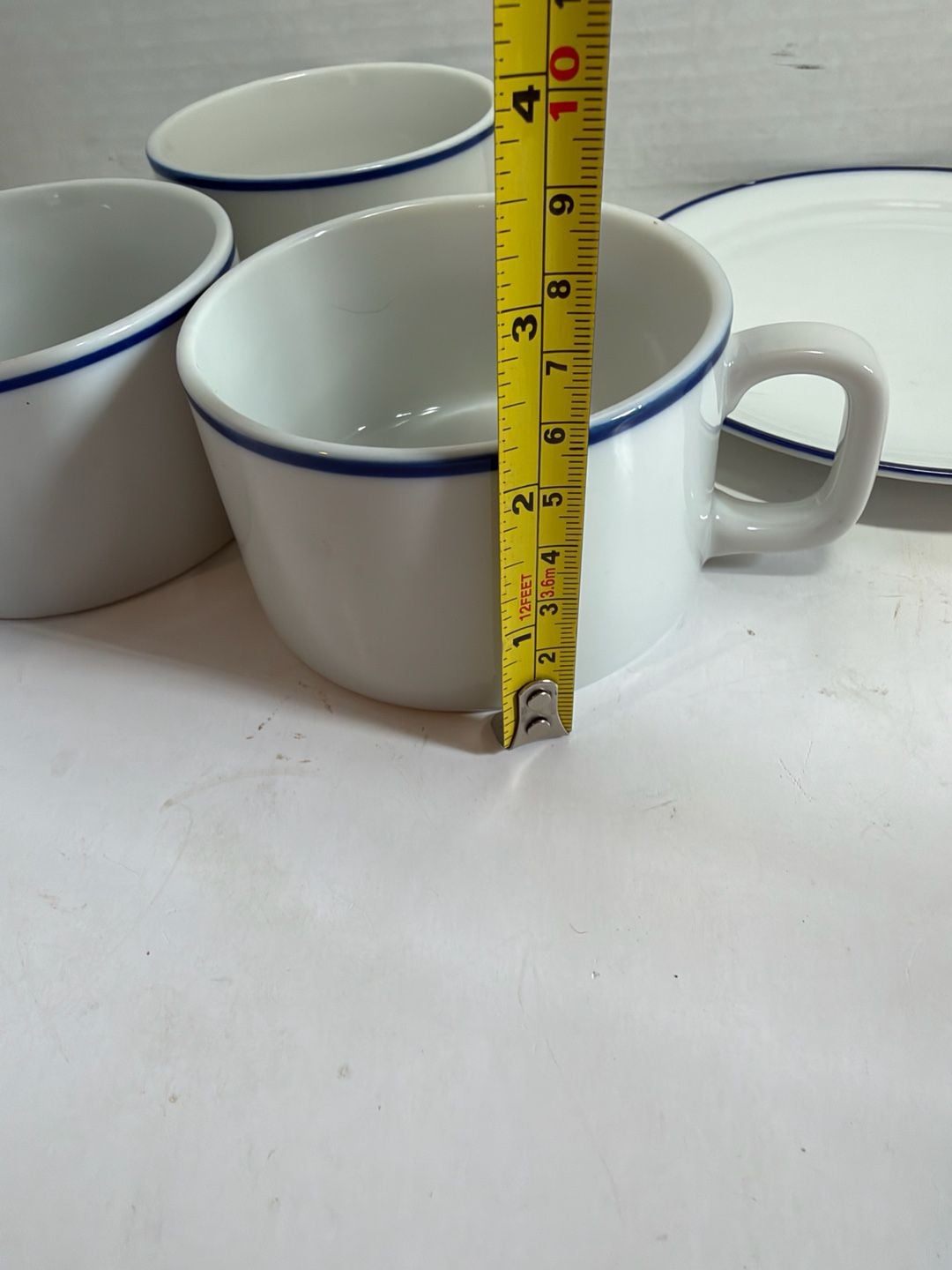 American Airlines Coffee Cup Saucer Set 3 Mugs 1 Saucer Vintage Japan 8