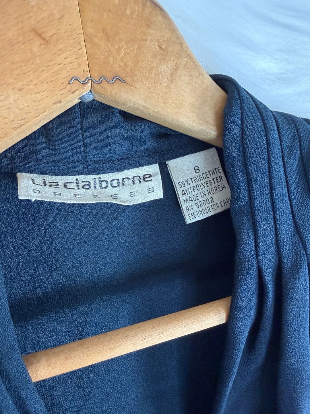 Liz Claiborne Open Front Cardigan Size 8 Black Pleated 4