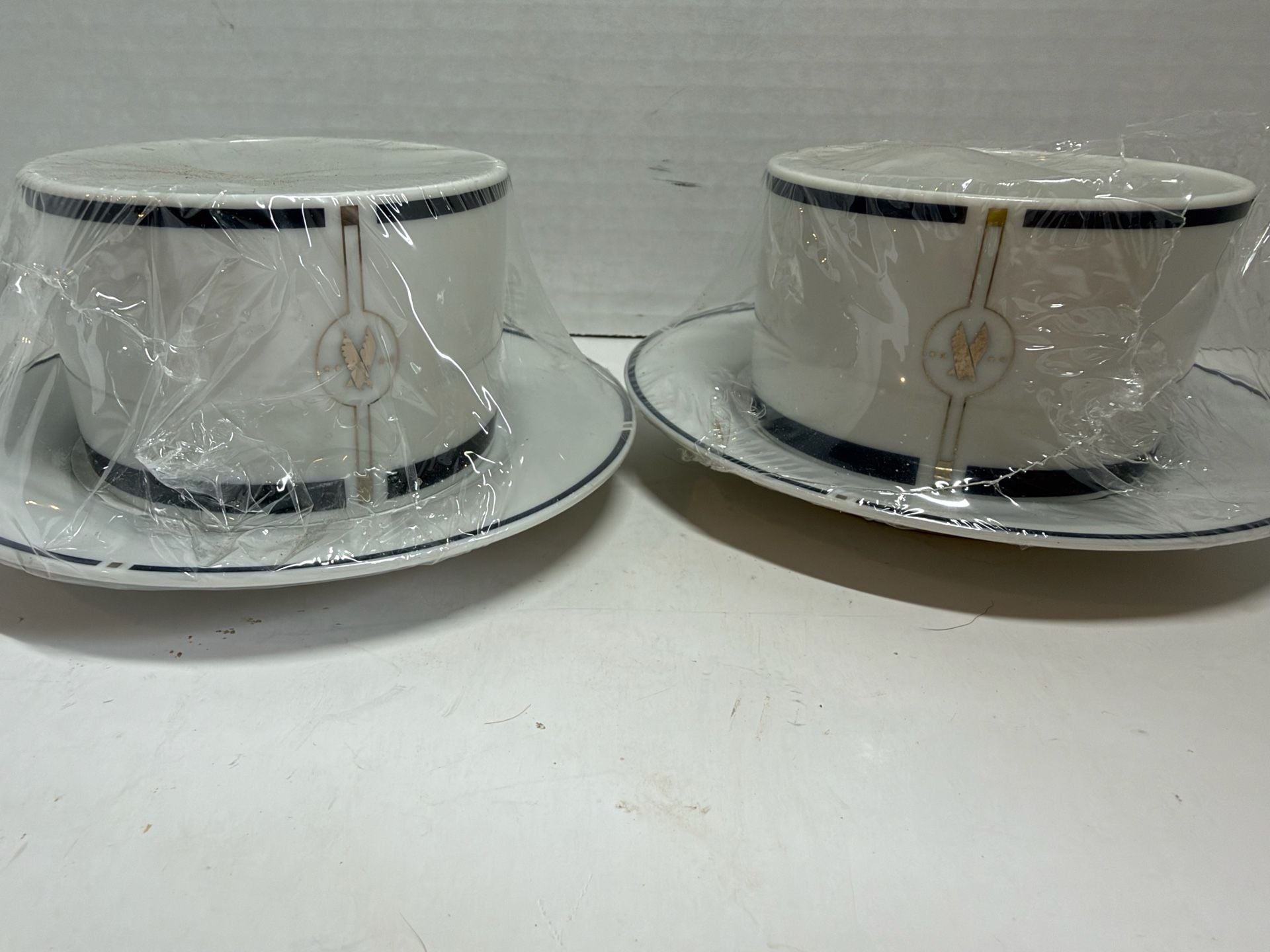 Swid Powell American Airlines Gwathmey Siegel Cup Saucer Set Vintage 1