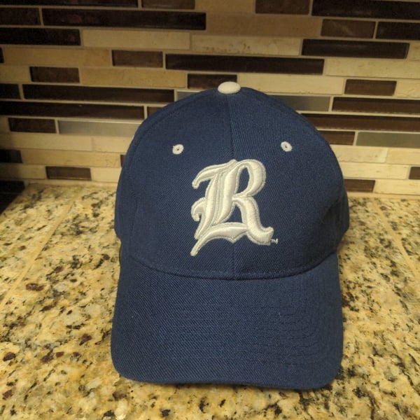Zephyr Rice Owls Baseball Hat Size 7 Navy Blue