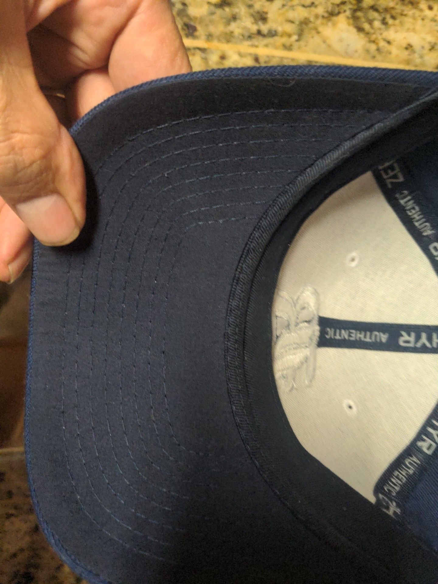 Zephyr Rice Owls Baseball Hat Size 7 Navy Blue 5