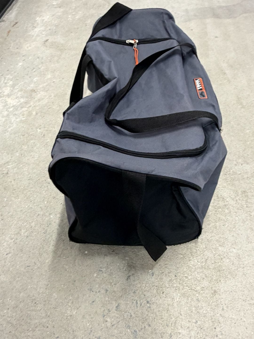Trail Equipment Duffel Bag Gray Black Travel Gym Sports 5