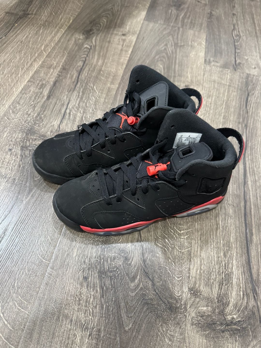 Jordan Air Jordan 6 Retro Size 7Y Black Infrared 2