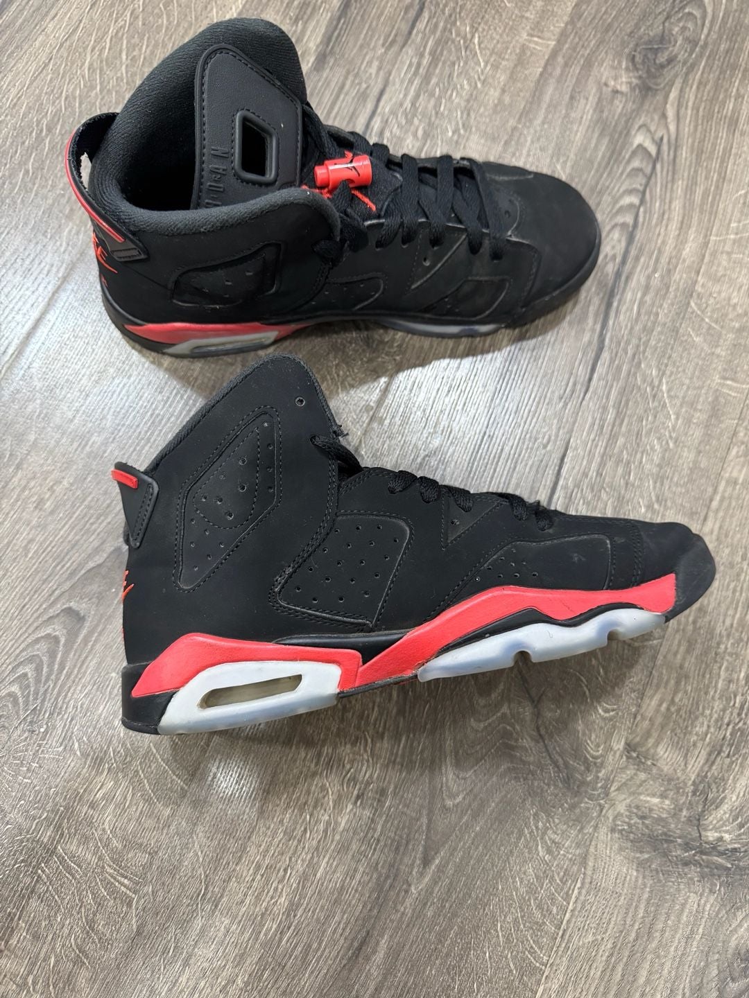 Jordan Air Jordan 6 Retro Size 7Y Black Infrared 5