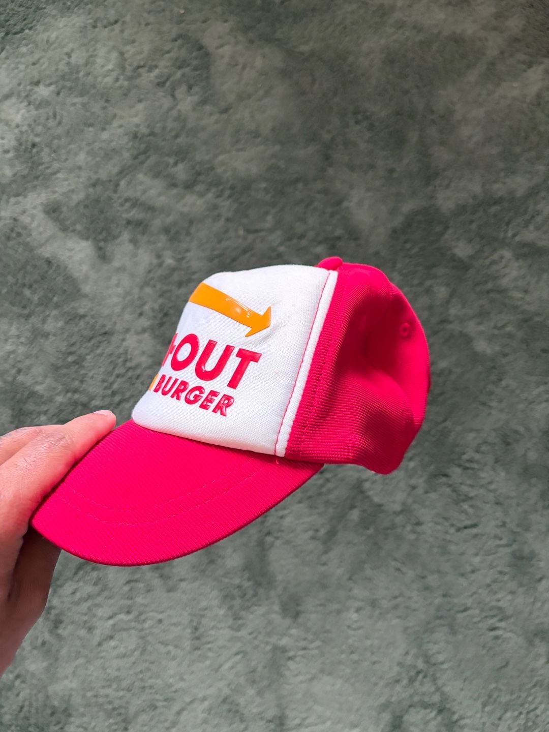 Vintage In-N-Out Burger Trucker Hat Snapback Red White One Size 5
