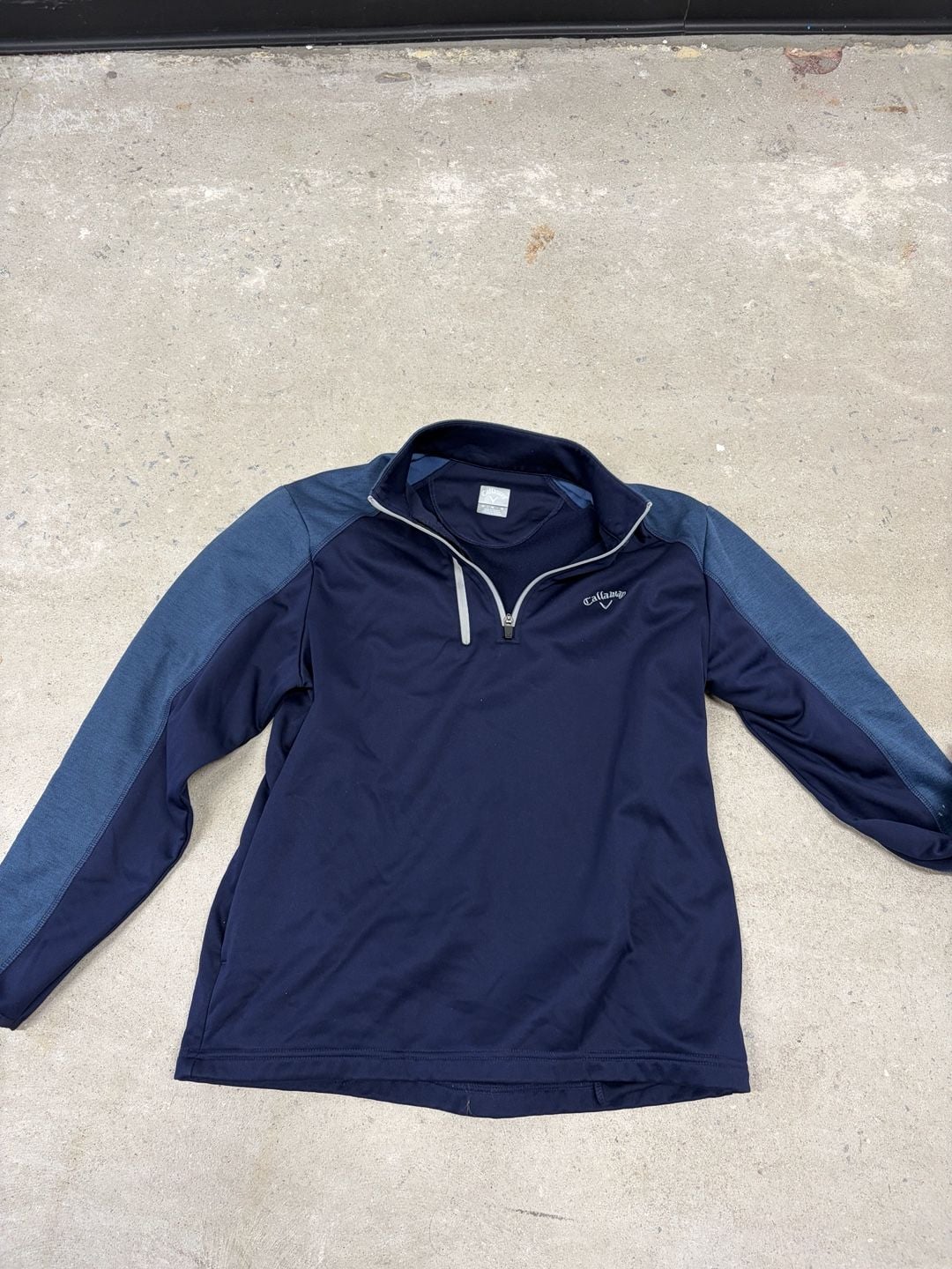 Callaway 1/4 Zip Pullover Blue Golf Jacket 2