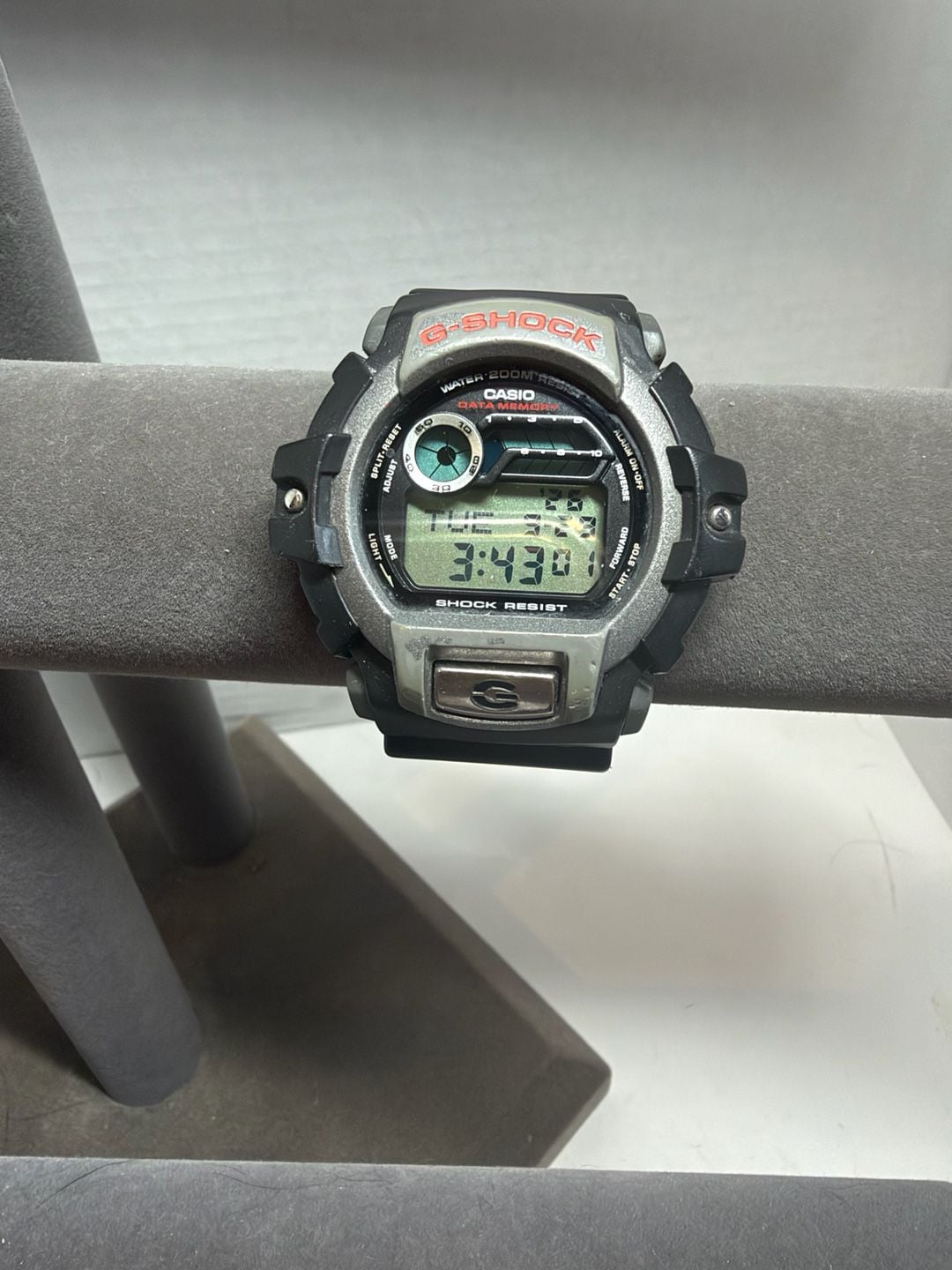 Casio G-Shock G-2210 Digital Watch Gray Black Resin Sport 1