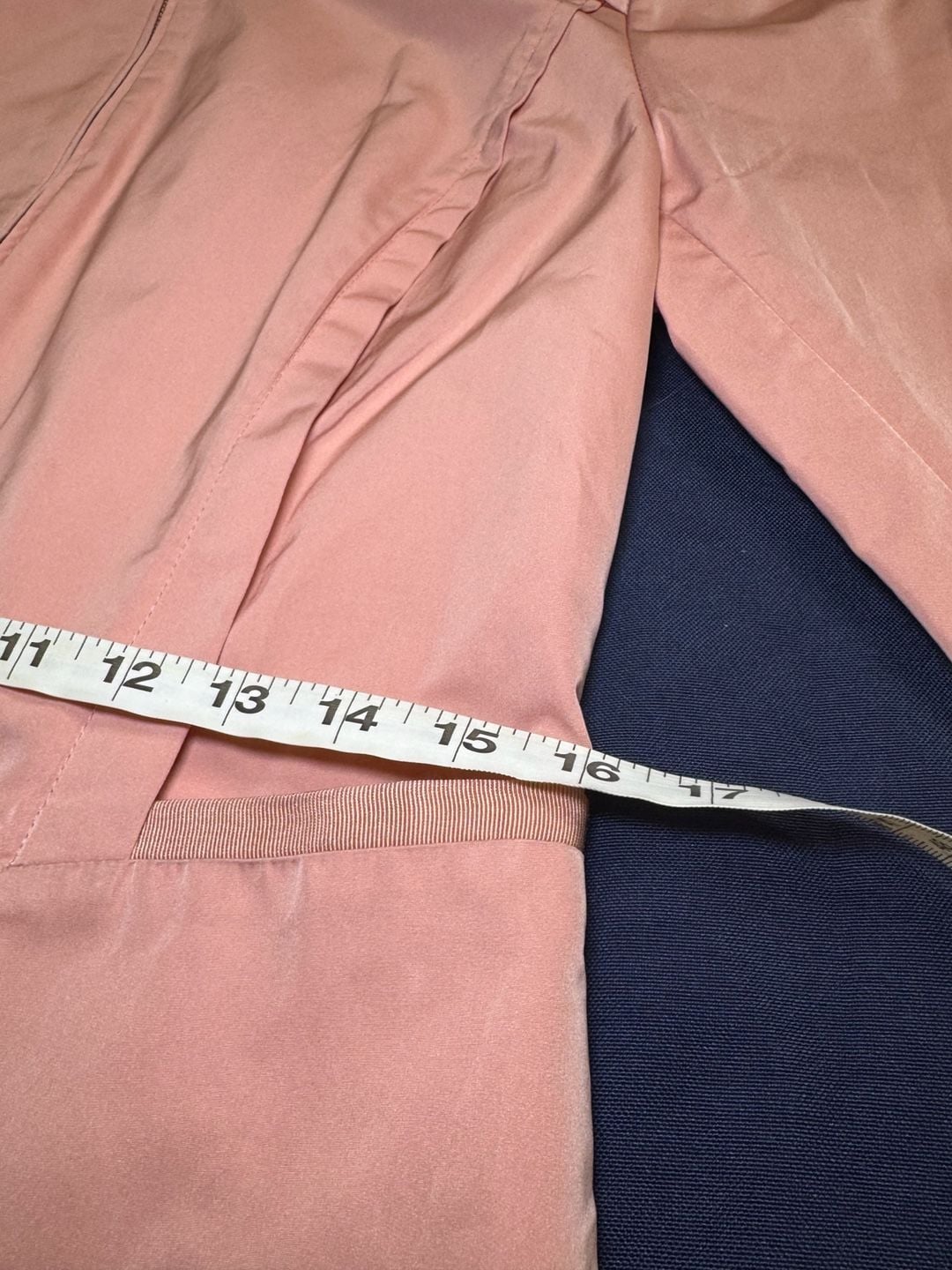Lafayette 148 New York Blush Pink Zip Front Jacket Size 6 Lightweight 11