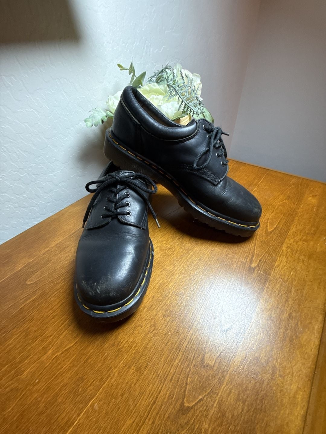 Dr. Martens 8053 Shoes Size 6 Men’s Black Leather 5-Eye Oxford 2