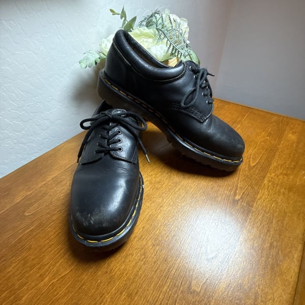 Dr. Martens 8053 Shoes Size 6 Men’s Black Leather 5-Eye Oxford