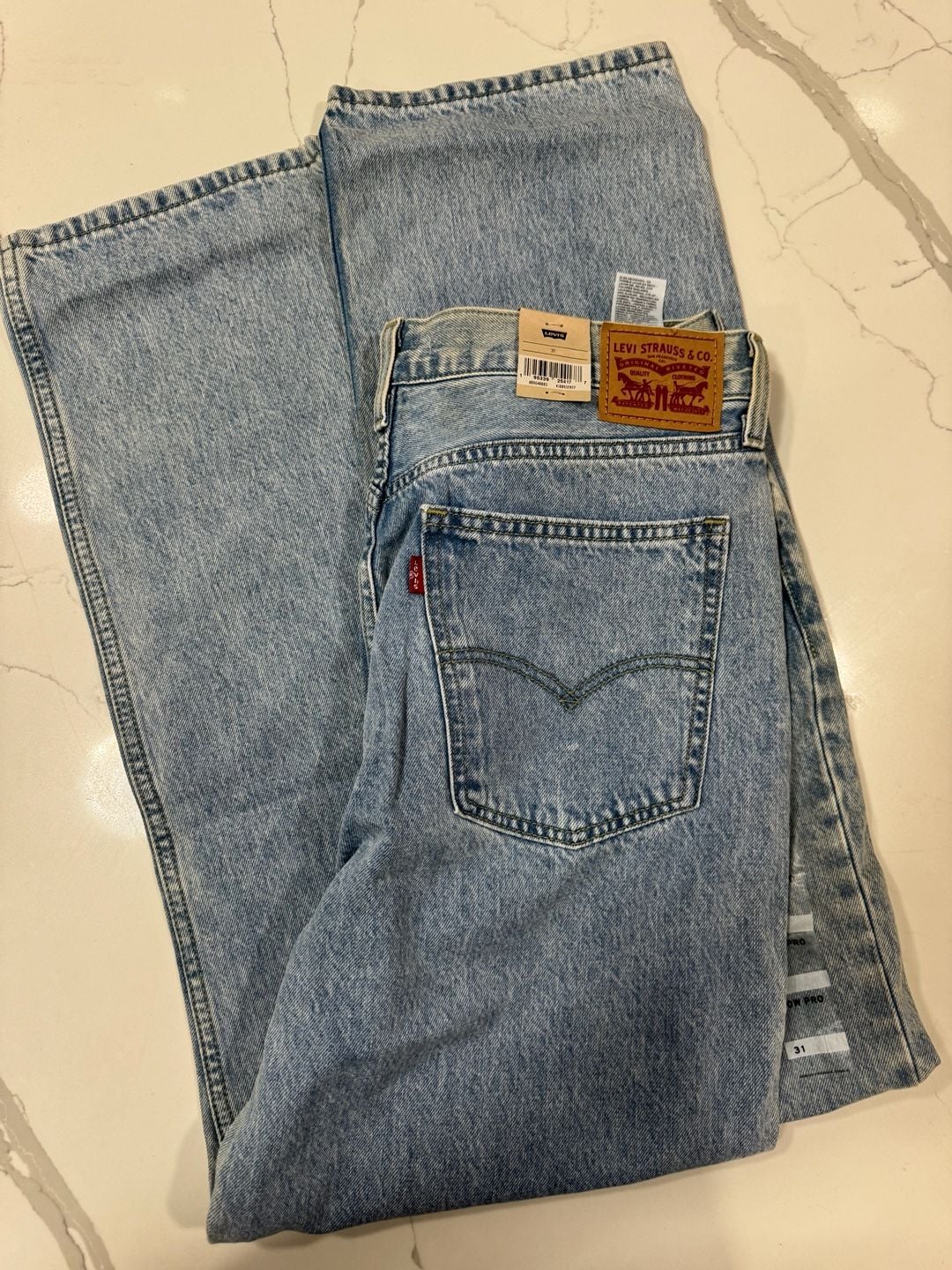 Levi's Low Pro Straight Jeans Size 31 3