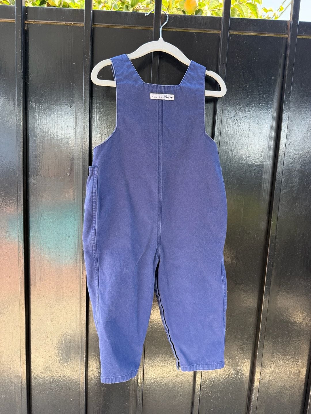 Vtg Disney Store Winnie The Pooh Overalls Size 24 Mos Blue Cotton 3