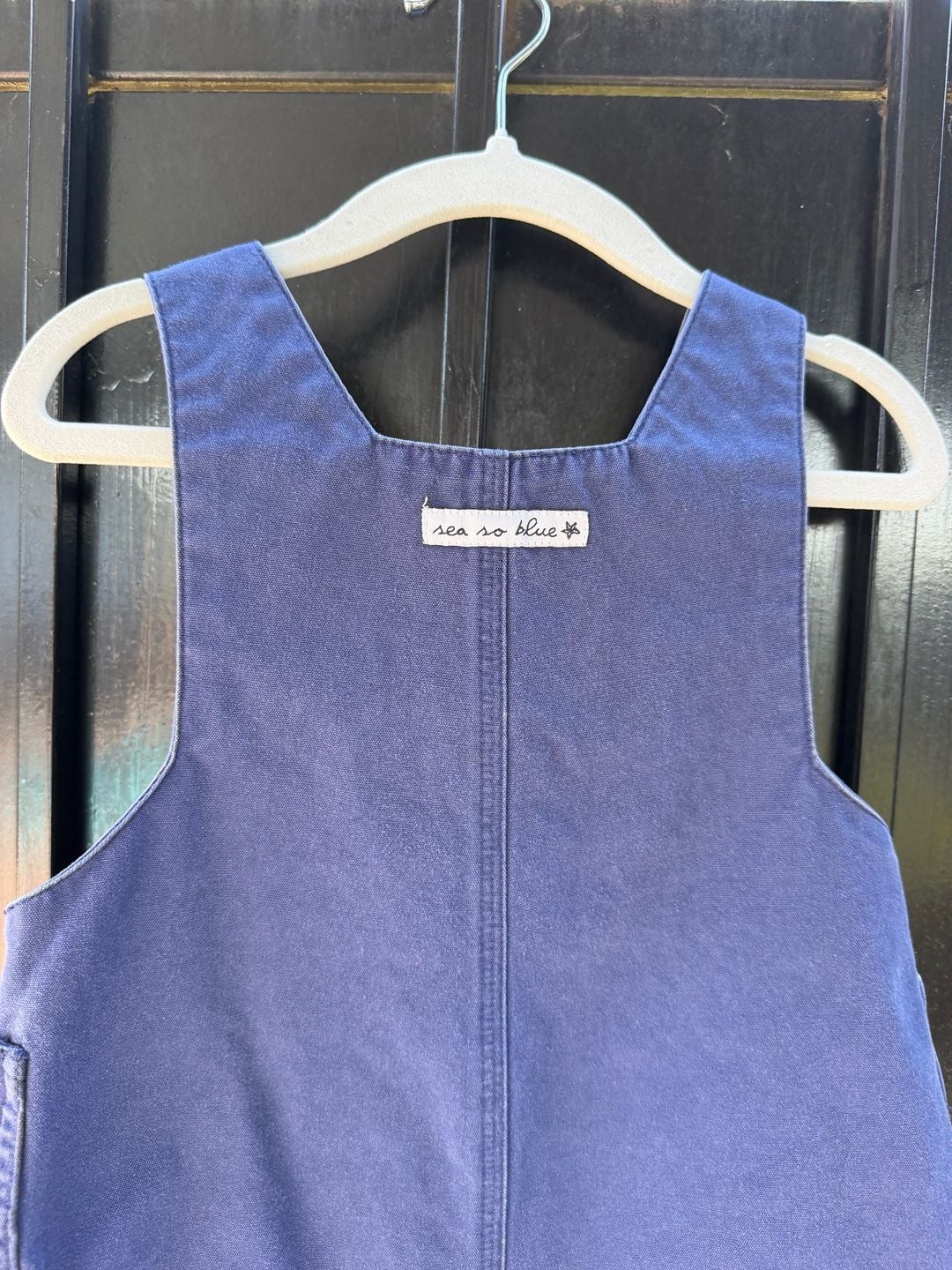 Vtg Disney Store Winnie The Pooh Overalls Size 24 Mos Blue Cotton 4