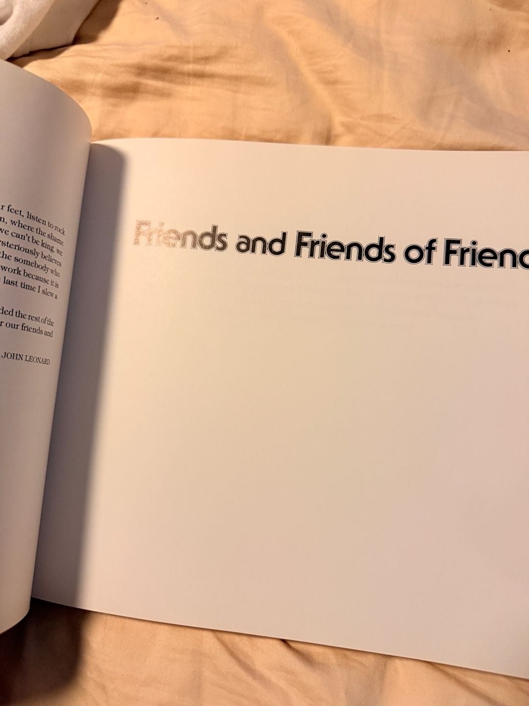 Friends and Friends of Friends by Pierre Wolff Paperback 12