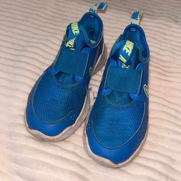 Boys or Girls Nike Flex Runner 3 Blue Slip-On Toddler Sneakers