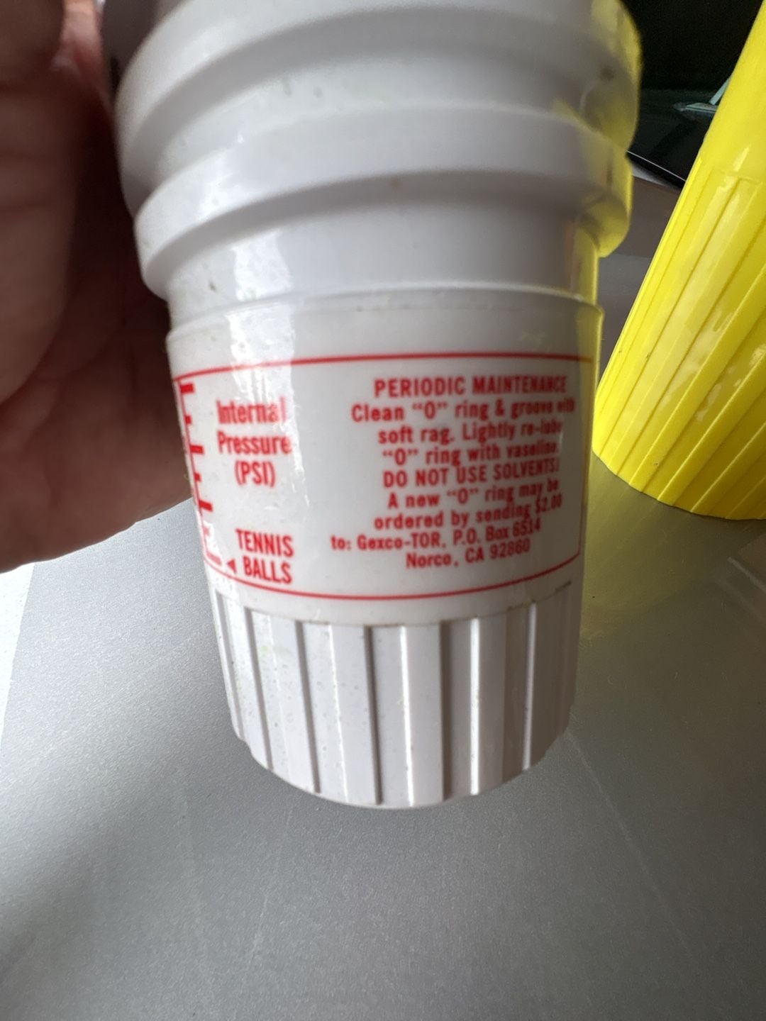 Gexco Vintage Tennis Ball Saver Pressure Canister 3