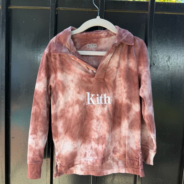 Kith Kids Tie Dye Polo Sweatshirt Size 4/5