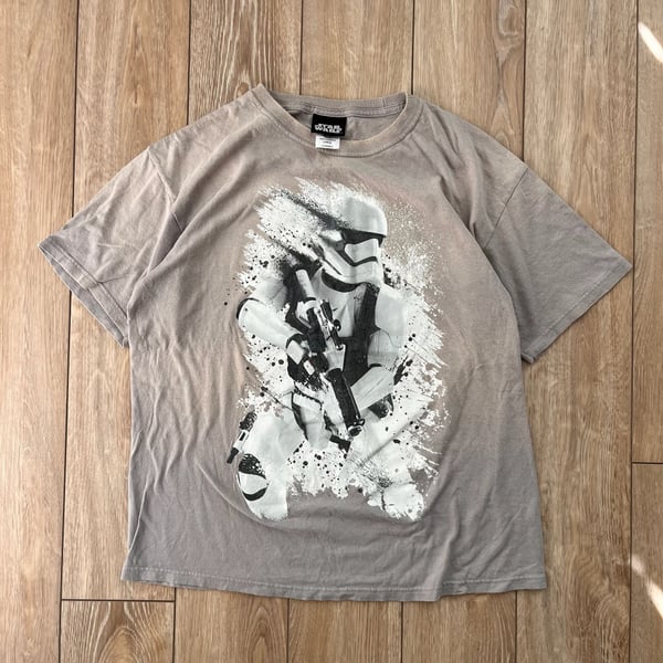Star Wars Stormtrooper Graphic T-Shirt Size Large Gray