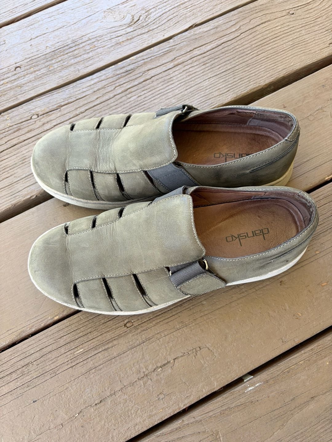Dansko Vince Fisherman Sandal Size 43 Leather Shoes 2