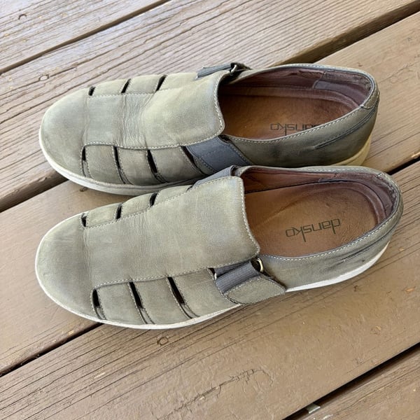 Dansko Vince Fisherman Sandal Size 43 Leather Shoes