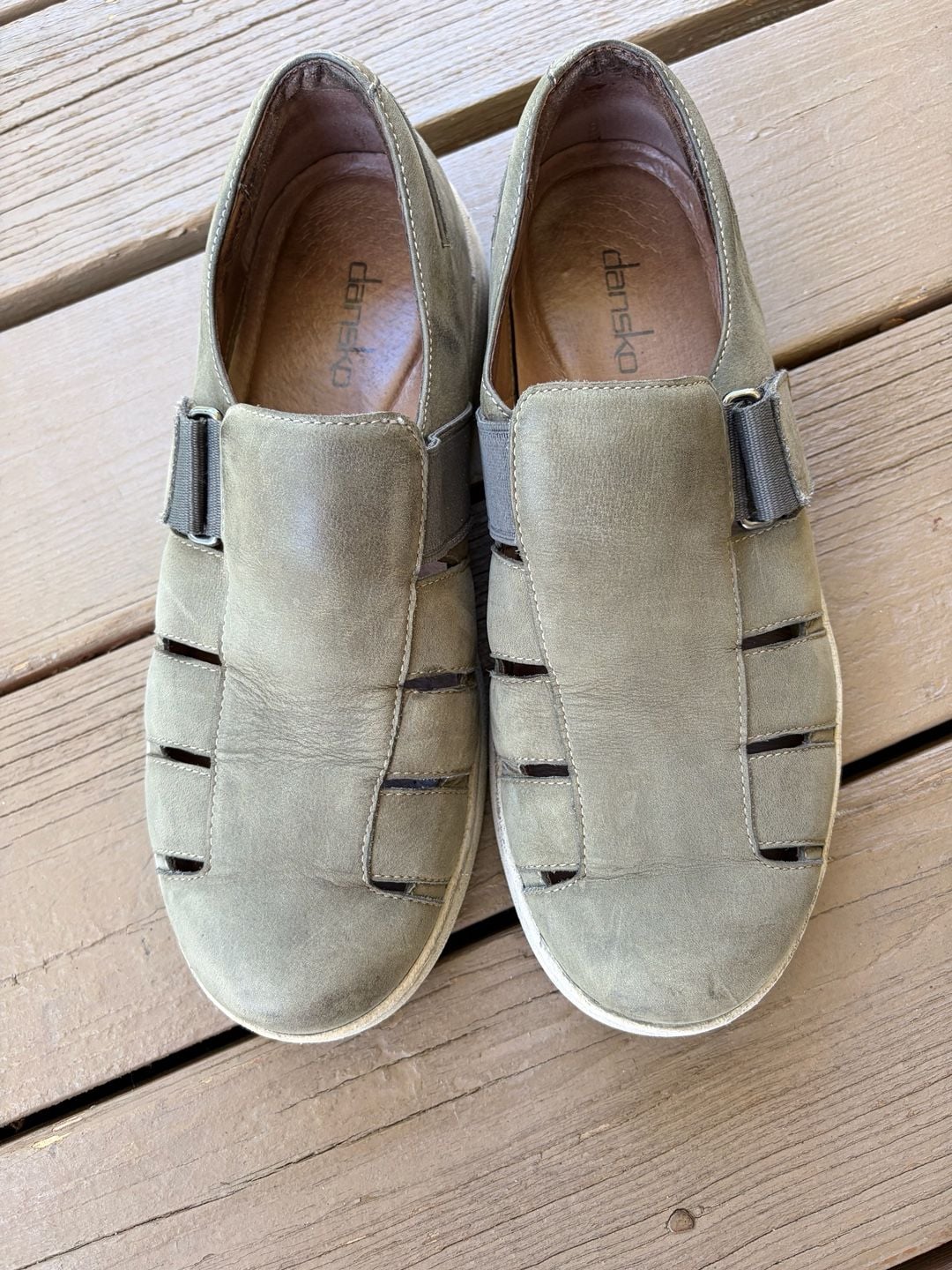 Dansko Vince Fisherman Sandal Size 43 Leather Shoes 3