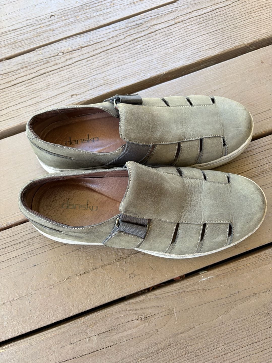 Dansko Vince Fisherman Sandal Size 43 Leather Shoes 4