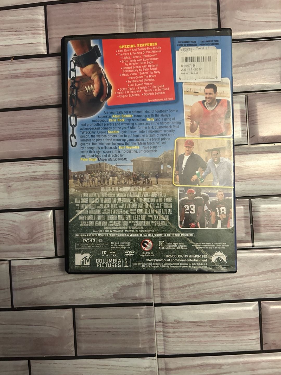 Paramount The Longest Yard DVD Collector's Edition Full Screen 2