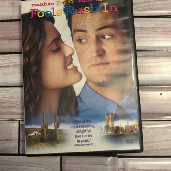 Fools Rush In DVD 1997 Matthew Perry Salma Hayek Movie