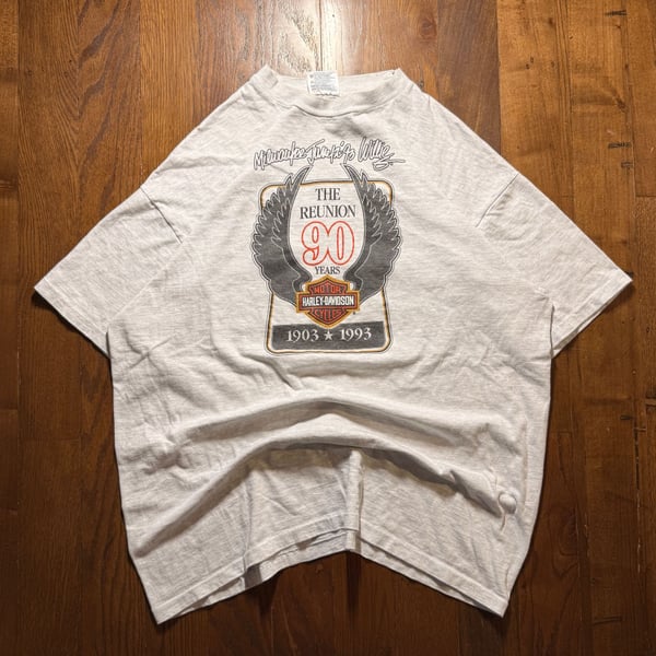 Harley Davidson Vintage 1993 single stitch 90th Anniversary The Reunion T-Shirt