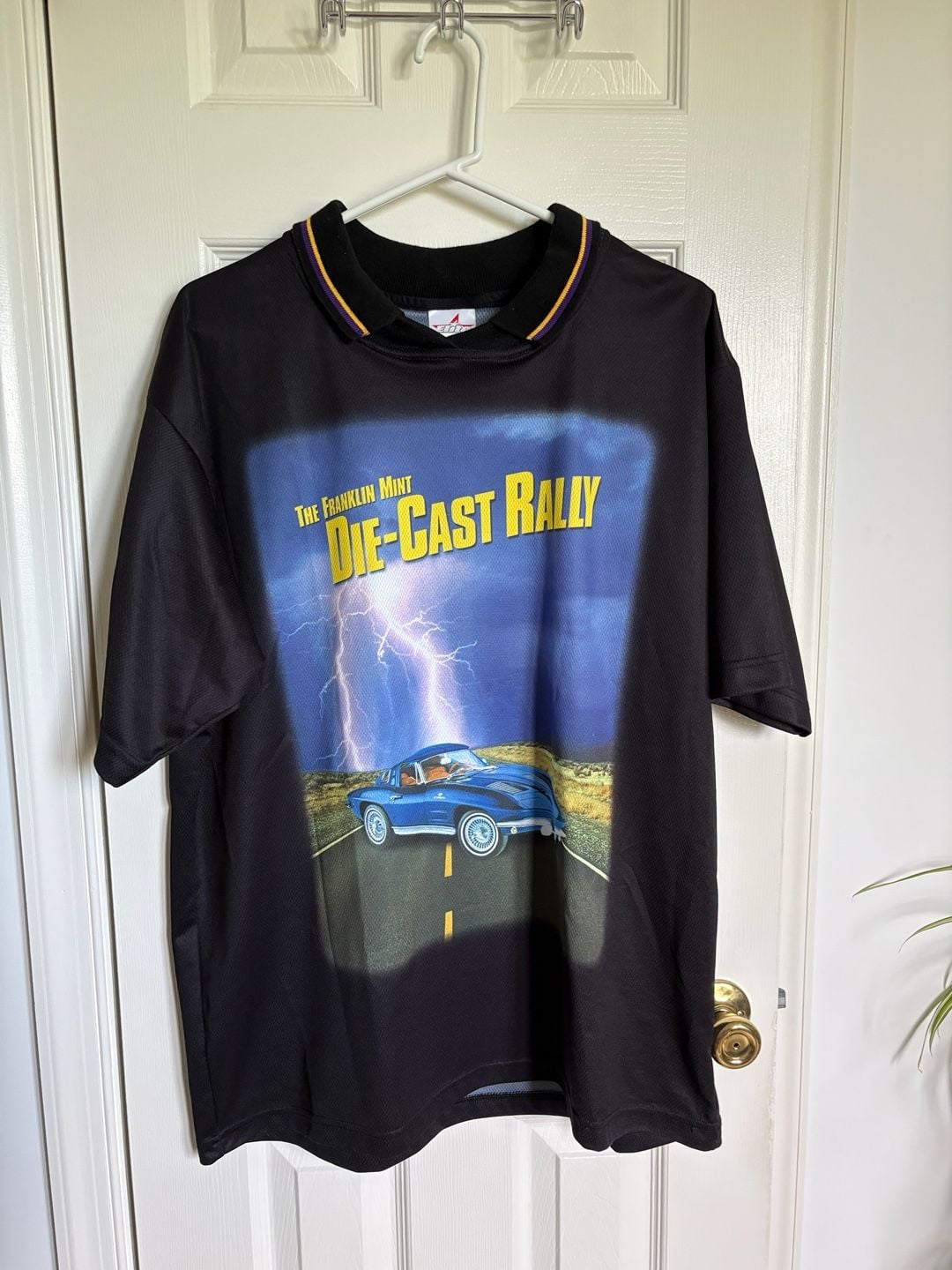 Elite The Franklin Mint Die-Cast Rally Polo Shirt Size XL Black 2