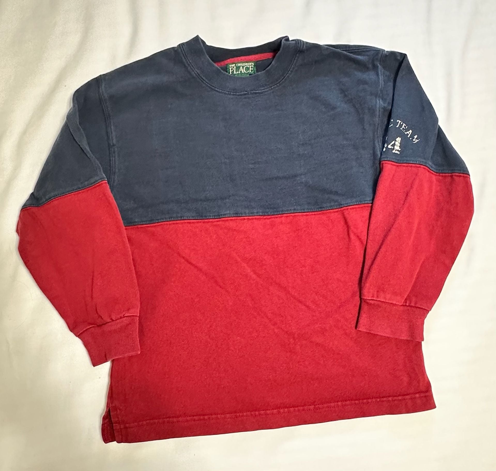 The Children's Place Long Sleeve Size L (8/10) Colorblock Pullover 2