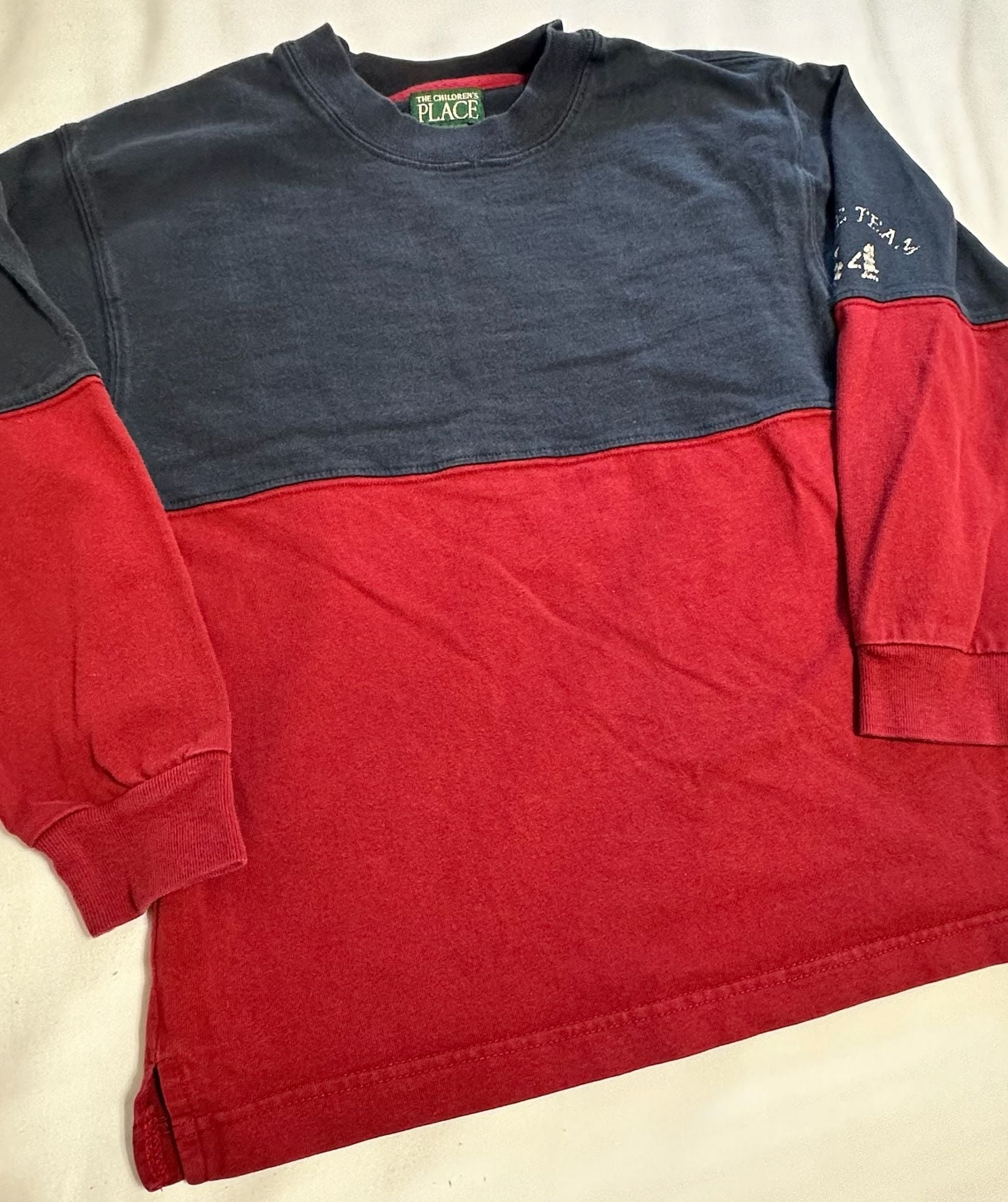 The Children's Place Long Sleeve Size L (8/10) Colorblock Pullover 3