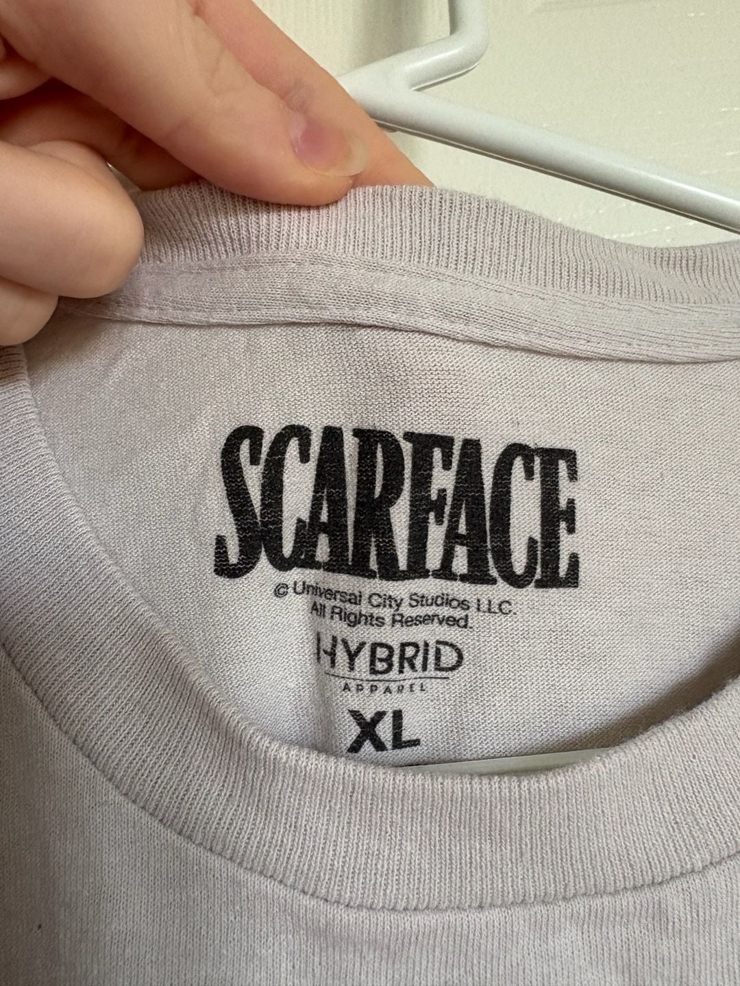 Hybrid Apparel Scarface T-Shirt Size XL Grey Tony Montana Graphic 5