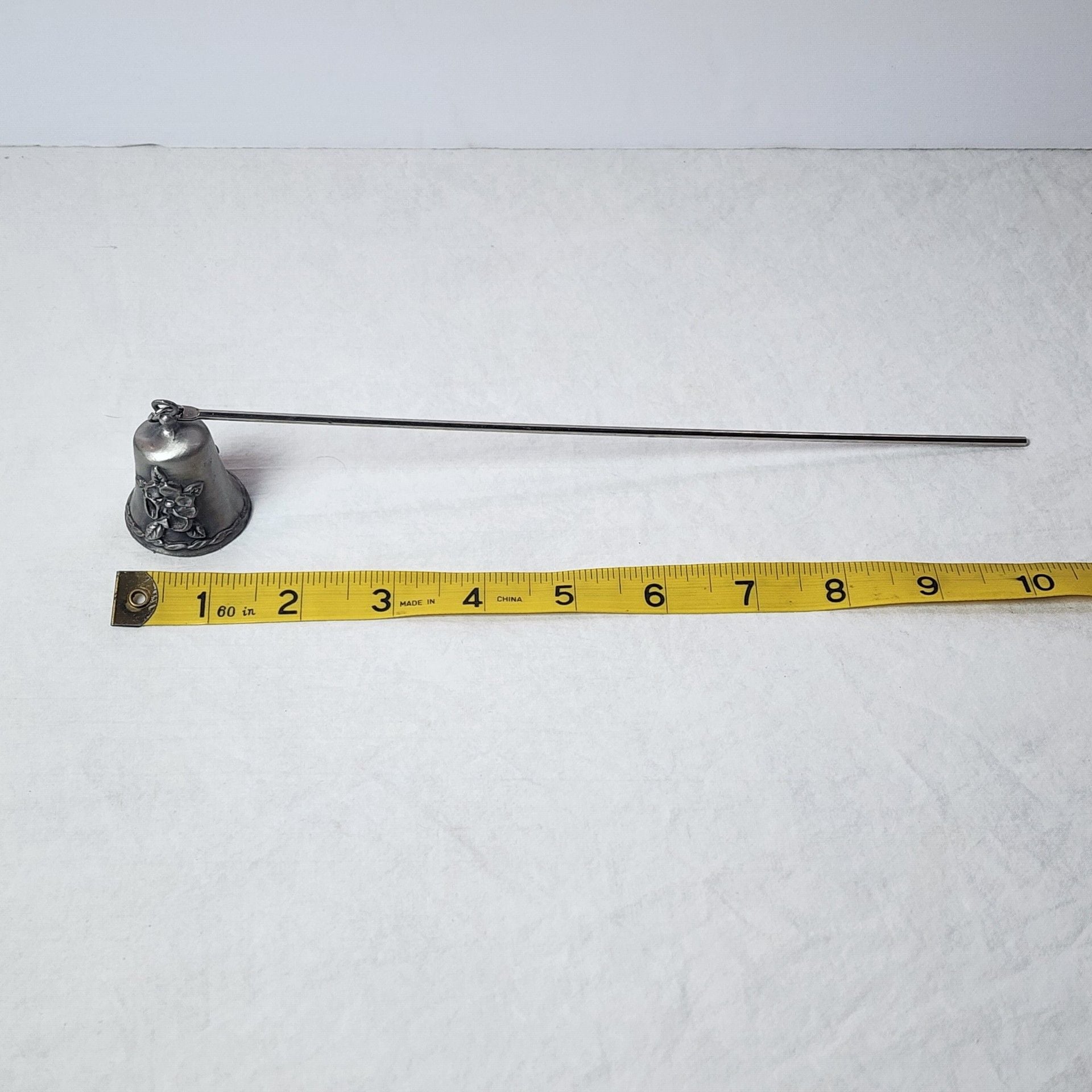 Candle Snuffer - Floral - Cast Pewter with a Lacquer Finish 4