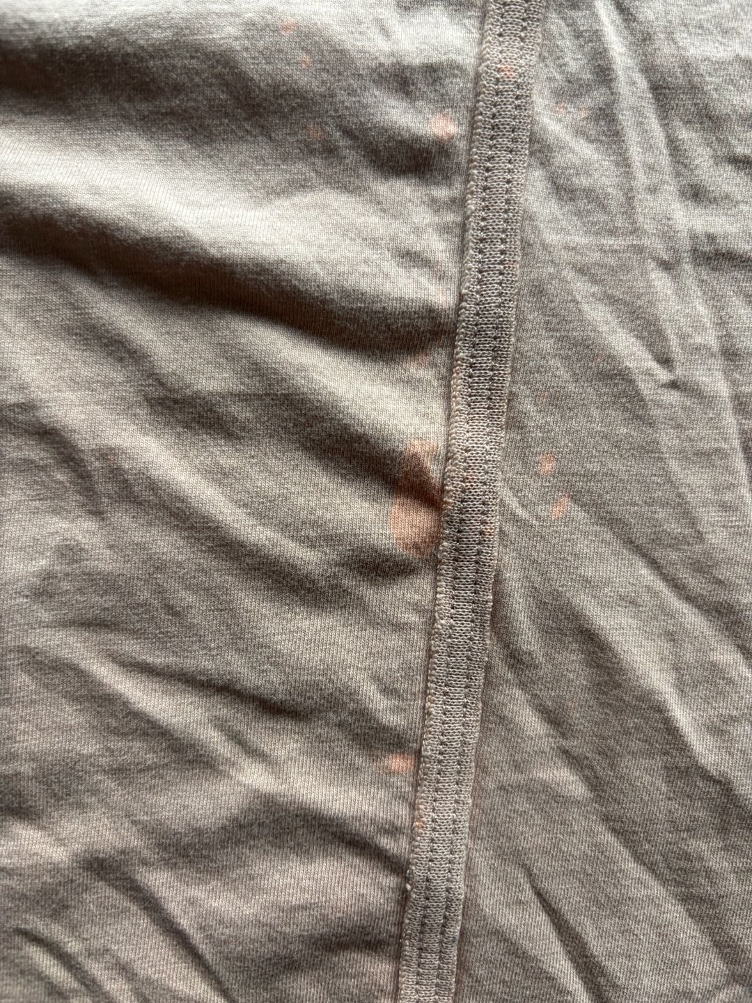 Lululemon Size 6 Pink Short Sleeve Tee with Back Seam and Stains 5