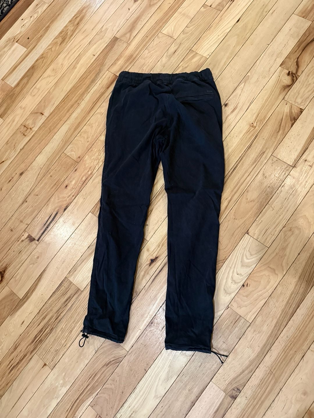 Pacsun Cargo Pants Size Large Black Stretch Slim Utility Drawstring Waist 6