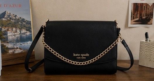 Kate Spade Carson Convertible Crossbody Bag Black Leather 2