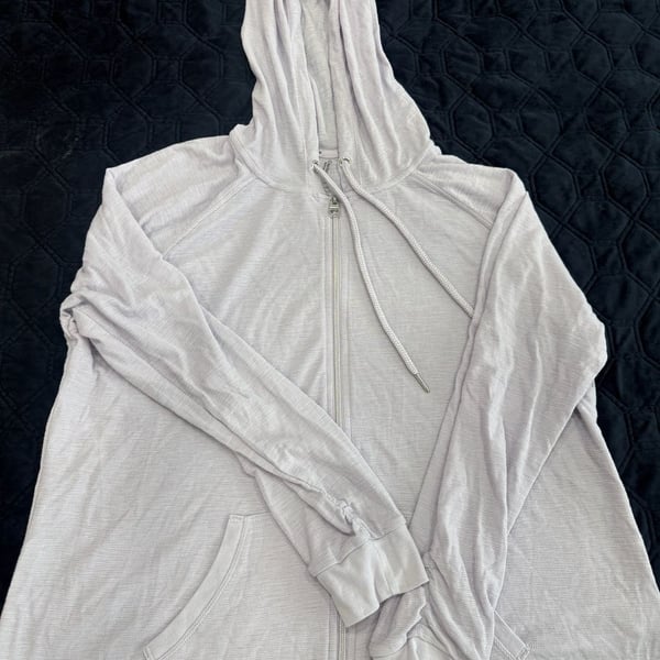 Calvin Klein Performance Light Gray Full Zip Hoodie Sweatshirt Size 2X